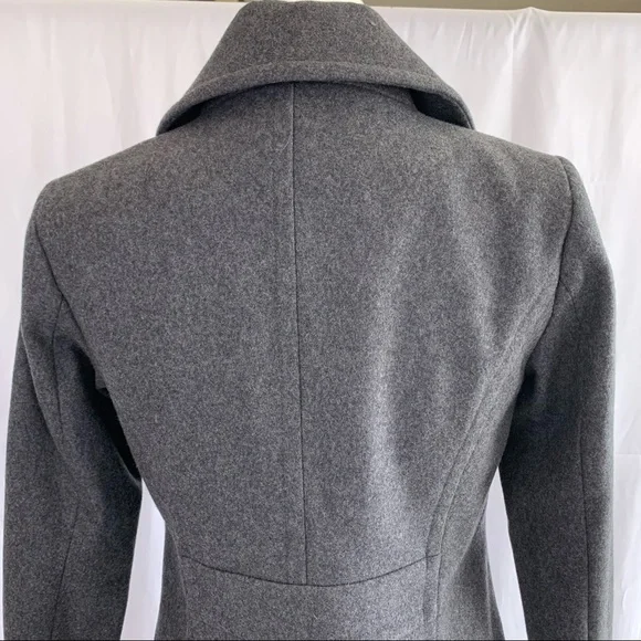 NWOT! Banana Republic Wool Sturdy Gray Jacket - Picture 5 of 10